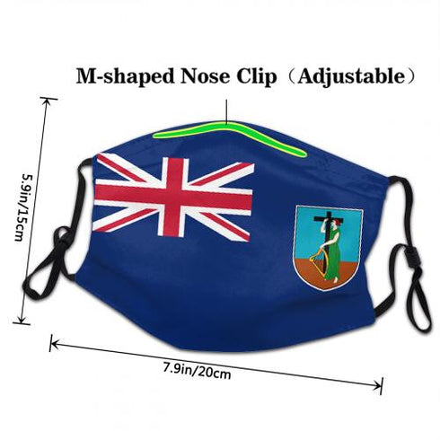 Montserrat Face Covering - CaribeHeart Montserrat